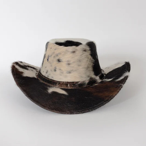 Chapeaux en cuir de vachette décontractés, imperméables, à la mode, dernier design, prix bas, matériau de haute qualité avec logo et taille personnalisés - Product Image 5