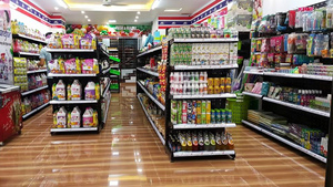 Estante de supermercado de varios niveles de un solo lado ADONG | Estantería de exhibición comercial personalizada | Fabricante OEM Vietnam A27 - Product Image 3