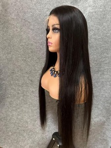 Peluca de Cabello Humano con Encaje Transparente HD, de Alta Calidad, para Uso Diario, Sin Pegamento, Pre-Desplumada, con Línea de Cabello Natural, Disponible para la Venta - Product Image 5