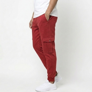 Pantalon de jogging décontracté pour homme en coton avec taille élastique, cordon de serrage et poches cargo – Collection automne – Prix de gros - Product Image 4