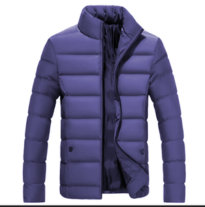 Everyday Wear Puffer Jacket Men <b>Warm</b> Hooded Quilted Coat Casual Lightweight Winter Outerwear Street Style Trend - Product Image 4