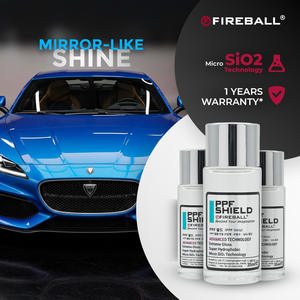 Protection céramique avancée Fireball PPF Shield SiO Coating, super hydrophobe, durabilité 1 an pour film de protection de peinture - Product Image 5