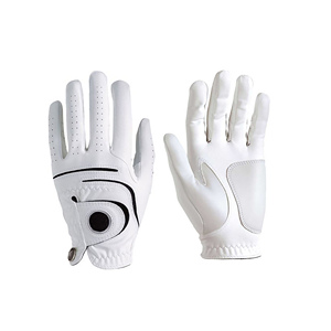 ถุงมือกอล์ฟผู้ชายแบบกำหนดเอง OEM หนัง Cabretta นุ่ม ยืดหยุ่น ระบายอากาศได้ดี สำหรับมือซ้าย ไซส์ใหญ่ - Product Image 4