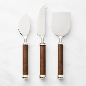 ชุดมีดชีสพร้อมด้ามไม้ ใบมีดสแตนเลส ทนทาน ล้างด้วยมือเท่านั้น - Product Image 1