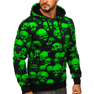 Sudaderas con Capucha Sublimadas Blanqueadas 100% Poliéster para Hombre, Nueva Llegada 2025, Sudadera con Capucha con Estampado 3D en Toda la Superficie - Product Image 2