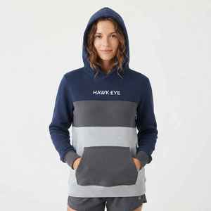 Women's Color Block <b>Hoodie</b> <b>Fleece</b> Pullover With Pockets Regular Fit Autumn Wear - Product Image 1