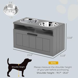 Ciotole Portatili in Acciaio Inox per Cani con Funzione Automatica di Sollevamento per Cuccioli, Gatti e Animali Acquatici, Spedizione dal Lunedì al Venerdì - Product Image 3