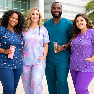 Conjuntos de Uniformes Médicos Unisex de Tallas Grandes Personalizados al por Mayor (Tejido de Poliéster) para Diversos Tipos de Cuerpo - Proveedor Directo de Fábrica - Product Image 6