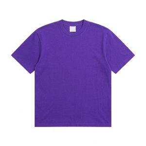 เสื้อยืดคอตตอนวินเทจทรงโอเวอร์ไซส์ น้ำหนักเบา/หนัก  แบบเรียบ  ดีไซน์ใหม่  รับออกแบบตามสั่ง  ขายส่ง สำหรับผู้ชาย - Product Image 4