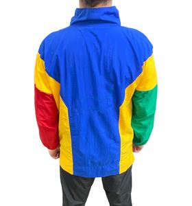 Veste coupe-vent en nylon de qualité supérieure avec logo personnalisé pour homme, idéale pour le sport, la course à pied et l'entraînement, avec fonction respirante et logo sur le devant. - Product Image 2