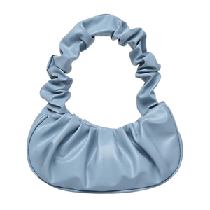 Customized Unisex Luxury Fashion Mini <b>Pillow</b> Shape Waterproof Zipper Closure PU Leather Shoulder Handbag 1-1.9L Daily Life - Product Image 3