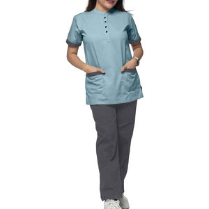 Uniformes Médicos de Primera Calidad para Mujer y Hombre, Conjuntos de Uniformes Personalizados de Lona 100% Algodón, Venta al por Mayor para Hospitales - Product Image 1