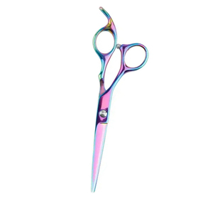 Ciseaux de barbier professionnels en acier inoxydable avec lame tranchante et repose-doigts amovible pour salons de beauté - Product Image 6
