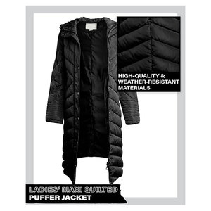 <b>Womens</b> Maxi <b>Puffer</b> Winter Coats Long Quilted <b>Jackets</b> for <b>Women</b> Weather Resistant <b>Puffer</b> Parka Hooded Warm Thick Outerwear - Product Image 5