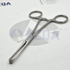 Stainless Steel Allis Tissue Holding Forceps With Serrated Jaws Locking Ratchet And Finger <b>Ring</b> Handles For Surgical Use - Product Image 5