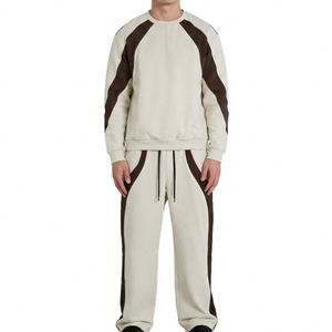 Ensemble de survêtement pour homme à col rond avec pantalon de survêtement assorti - Product Image 5