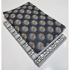 ผ้าฝ้ายแท้พิมพ์ลายแบบเรียบ ทอละเอียด พรีเมียม ขนาด 60x60 ซม. ลายพิมพ์แบบชาวชาวปุรี กว้าง 44 นิ้ว  สั่งซื้อขั้นต่ำ 10 เมตร - Product Image 1