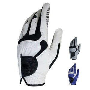 Guantes de Golf de Piel de Oveja Personalizados al por Mayor con Cierre de Gancho y Bucle, Logotipo Impreso en Relieve de Goma, Estilo Moderno para Hombre - Product Image 4
