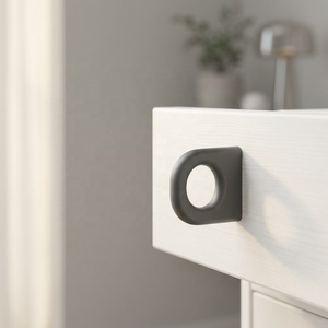 Bouton de meuble classique en laiton, design élégant, nickel poli, durable, pour tiroirs de cuisine, armoires et placards - Product Image 3