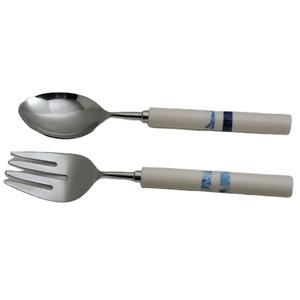 Ensemble de couverts de fruits en acier inoxydable, avec poignée revêtue de peinture noire, service de table, 2 pièces - Product Image 2