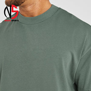 Camisetas Oversize de Algodón 100% para Hombre Estilo Hip Hop - Camisetas Casuales de Alta Calidad con Estampado a Cuadros de Corte Holgado Largo para 2026 - Product Image 5