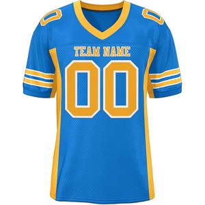 Jersey de Fútbol Americano para Adultos, Mezcla de Spandex, Impresión de Alta Resolución, Nombre y Número del Jugador Personalizados, Fabricación OEM de Alto Rendimiento - Product Image 1