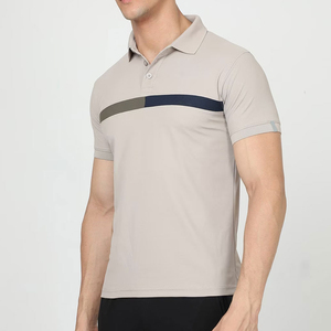 High Quality Men's Breathable Outdoor for Shirts Custom Logo Short Sleeve <b>Classic</b> Design Solid Pattern Knitted OEM Manufacturer - Product Image 2