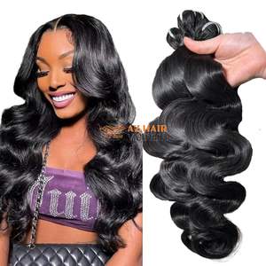 Extensiones de cabello ondulado de trama de cuerpo virgen Remy de alta calidad cabello humano de alta calidad vietnamita crudo Color Natural precio al por mayor - Product Image 1