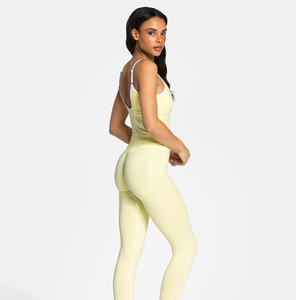 Leggings de Cintura Alta para Mujer, Leggings Deportivos Elásticos de Color Sólido, Suaves y Delgados, con Bolsillo Interior - Product Image 2