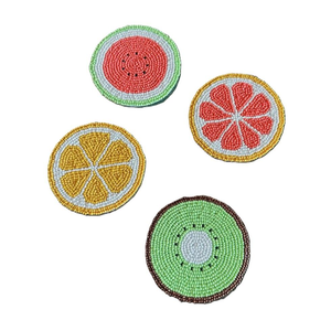 Sous-verres en verre perlé écologiques, design personnalisé, imperméables, en forme de plante, pour occasions spéciales - Product Image 3