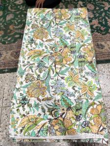 Soft Cotton Handmade Kantha <b>Quilt</b> Bedcover Featuring Traditional <b>Indian</b> Quilting for Timeless Home Textile Collection - Product Image 3