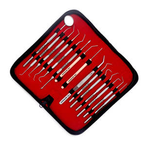 Kit d'hygiène buccale professionnel pour le nettoyage dentaire – Outils en acier inoxydable : Cure-dents, miroir, gratte-tartre, pinces, détartreurs pour l'élimination de la plaque et du tartre - Product Image 6