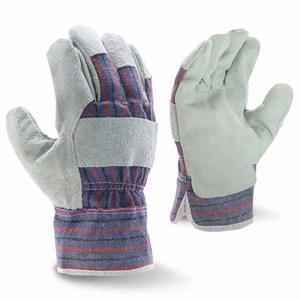 Guantes de Seguridad Profesionales Resistentes de Cuero para Construcción, Soldadura y Bomberos, en Oferta - Product Image 1