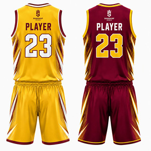 Conjunto de Uniforme de Baloncesto Personalizado Reversible y Transpirable para Hombre, Ropa Deportiva con Logotipo Personalizado, 100% Poliéster Digital - Product Image 2