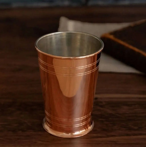 <b>Copper</b> <b>Mug</b> with Handle Vintage Style Drinkware for Cocktails and Teas Eco-Friendly Material - Product Image 6