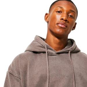 Sudaderas Vintage para Hombre con Detalles Refinados, 100% Algodón Felpa, Tinte Liso, Diseño con Bolsillo - Servicio OEM, Precio al por Mayor - Product Image 4