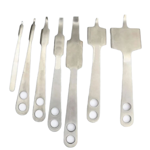 Ensemble de 7 rétracteurs Hohmann en acier inoxydable allemand, instruments chirurgicaux orthopédiques manuels, certifiés CE Classe I ISO13485 Dentavex - Product Image 1