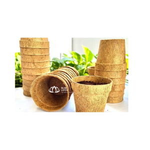 กระถางใยมะพร้าวธรรมชาติ BEST Eco Coir Pot สำหรับเพาะต้นกล้า ปลูกต้นไม้ และขายส่ง - Product Image 1