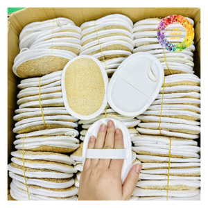 Organic All Natural Loofah Brush <b>Set</b> 6-Packs Pressed Soft Loofah Custom Packaging Gift Box <b>Farm</b>-Grown Exfoliating Body Use - Product Image 2