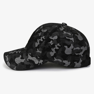 Customizable Baseball Cap Custom Design Embroidery Logo Men Baseball Cap Casual Soft Black Color Outdoor Athletic Sport Wear <b>Hat</b> - Product Image 3