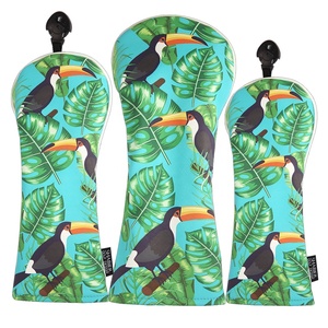 Vente en gros de couvre-chef de club de <span class=keywords><strong>golf</strong></span> en cuir synthétique PU avec impression de style hawaïen - Product Image 5