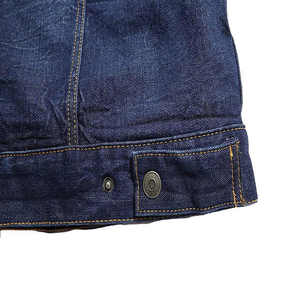 Vestes en jean personnalisées unies de haute qualité pour hommes, vestes en jean blanches unisexes, manteaux en jean pour hommes, vestes slim fit. - Product Image 3