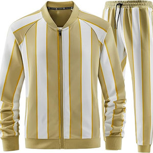 Conjunto de Chaqueta y Pantalones con Cremallera de Manga Larga para Hombre, Traje Deportivo Personalizado de Dos Piezas para Gimnasio y Fitness, Conjunto de Joggers para Hombre 2026 - Product Image 2