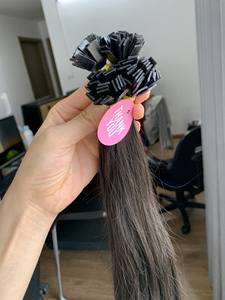 Véritables extensions de cheveux humains Double extension de cheveux bruts cambodgiens et vietnamiens I/U Tip style vague naturelle - Product Image 2