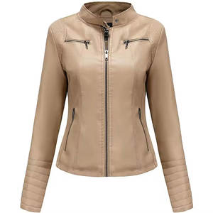 Chaqueta de cuero para mujer, a prueba de viento y transpirable, último modelo, al por mayor, la más vendida en línea. - Product Image 1