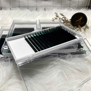 Extensions de cils OEM pour fabricants, volume complet, courbure CC, 8mm - 15mm, faites à la main, naturelles, douces, 0.03mm, cils en vrac, 1000 unités, fibre coréenne - Product Image 3