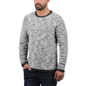 Sudadera de Forro Polar Texturizado de Alta Calidad para Hombre, Cuello Redondo, Hombros Caídos, Estampado, Unisex, Logotipo Personalizado, Ropa Deportiva Cortavientos - Product Image 2