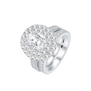 Bague en argent sterling 925 sertie de moissanite, style hip-hop, bijoux de luxe pour homme avec finition premium pour concert - Product Image 1