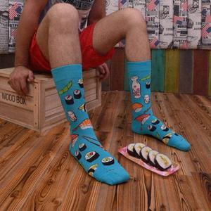 Chaussettes imprimées à motifs graphiques, design personnalisé, chaussettes colorées pour hommes et femmes, tendance, décontractées, sport, streetwear - Product Image 2