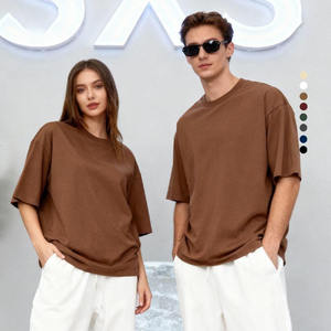 T-shirt en coton uni surdimensionné pour homme, manches courtes, col rond, décontracté, couleur unie, tricot jersey, coupe ajustée, style pantalon blanc - Product Image 1